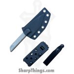 TacKnives - TACKBS2602 - Mini Marlin - Fixed Blade Knife - 14C28N Coated Modified Tanto - Micarta - Brown - Image 9