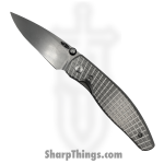 TRM - DLR-ATM-TI-FRAG - Atom - Folding Knife - CPM MagnaCut Stonewash Drop Point - Titanium - Silver