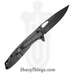WithArmour - WA-047GY - Finches - Assisted Open Knife - 440C SS Coated Drop Point - Stainless Steel - Grey - Image 2