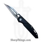 WithArmour - WA-081BKS - Hawk Eye - Folding Knife - D2 Two Tone Wharncliffe  - G10 - Black