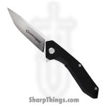 WithArmour - WA-082BKG - Gent - Folding Knife - D2 Satin Drop Point - G10 - Black
