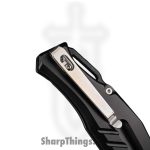 WithArmour - WA-085BK - Thor - Folding Knife - D2 Satin Spear Point - Aluminum G10 - Black - Image 6