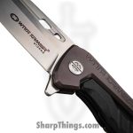 WithArmour - WA-085GY - Thor - Folding Knife - D2 Satin Spear Point - Aluminum G10 - Grey - Image 4
