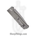 WithArmour - WA-092SW - Stones - Folding Knife - D2 Blasted Drop Point - Titanium - Grey - Image 4