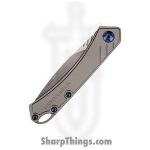 WithArmour - WA-096TG - Elise - Folding Knife - D2 Satin Drop Point - Titanium - Grey - Image 4