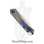 WithArmour - WA-096TG - Elise - Folding Knife - D2 Satin Drop Point - Titanium - Grey - Image 5