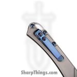 WithArmour - WA-096TG - Elise - Folding Knife - D2 Satin Drop Point - Titanium - Grey - Image 8