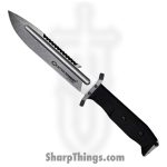 WithArmour - WA-099BKD2 - Expendable - Fixed Blade Knife - D2 Stonewash Spear Point - Micarta G10 - Black Red