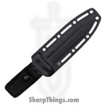 WithArmour - WA-099BKD2 - Expendable - Fixed Blade Knife - D2 Stonewash Spear Point - Micarta G10 - Black Red - Image 4
