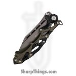 WithArmour - WA-102BG - Alien - Folding Knife - D2 Coated Reverse Tanto - Aluminum G10 - Black - Image 3