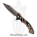 WithArmour - WA-102DT - Alien - Folding Knife - D2 Coated Reverse Tanto - 420J2 G10 - Tan