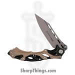 WithArmour - WA-102DT - Alien - Folding Knife - D2 Coated Reverse Tanto - 420J2 G10 - Tan - Image 3
