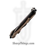 WithArmour - WA-102DT - Alien - Folding Knife - D2 Coated Reverse Tanto - 420J2 G10 - Tan - Image 5