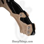 WithArmour - WA-102DT - Alien - Folding Knife - D2 Coated Reverse Tanto - 420J2 G10 - Tan - Image 7