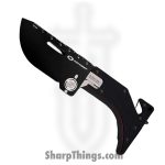 WithArmour - WA-2418-BK - UltraThin DAV™ Lock Card - Folding Knife - 14C25N Coated Drop Point - G10 - Black Red