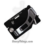WithArmour - WA-2418-BK - UltraThin DAV™ Lock Card - Folding Knife - 14C25N Coated Drop Point - G10 - Black Red - Image 5
