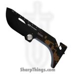 WithArmour - WA-2418-CM - UltraThin DAV™ Lock Card - Folding Knife - 14C28N Coated Drop Point - G10 - Red Brown Green