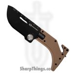WithArmour - WA-2418-TN - UltraThin DAV™ Lock Card - Folding Knife - 14C25N Coated Drop Point - G10 - Tan Red