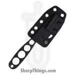 WithArmour - WA079-65BKS - NakedMuk - Fixed Blade Knife - AUS-8 Satin Nessmuk P/S - AUS-8 - Black Silver - Image 3