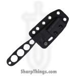 WithArmour - WA079-65BK - NakedMuk - Fixed Blade Knife - AUS-8 Satin Nessmuk - AUS-8 - Black Silver - Image 3