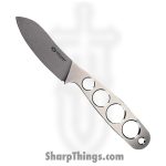 WithArmour - WA079-65 - NakedMuk - Fixed Blade Knife - AUS-8 Two Tone Nessmuk - AUS-8 - Silver