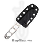 WithArmour - WA079-65 - NakedMuk - Fixed Blade Knife - AUS-8 Two Tone Nessmuk - AUS-8 - Silver - Image 3
