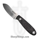 WithArmour - WA079-70CFBK - NessMuk2 - Fixed Blade Knife - VG-10 Satin Nessmuk - Shredded CF - Black