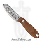 WithArmour - WA079-70MTDM - NessMuk2 - Fixed Blade Knife - Damascus Damascus Nessmuk - Micarta - Tan