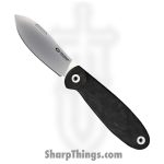 WithArmour - WA079F-40CFBK - FoldMuk2F - Folding Knife - VG-10 Satin Nessmuk - Shredded CF - Black