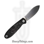 WithArmour - WA079F-40CFBK - FoldMuk2F - Folding Knife - VG-10 Satin Nessmuk - Shredded CF - Black - Image 2