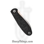 WithArmour - WA079F-40CFBK - FoldMuk2F - Folding Knife - VG-10 Satin Nessmuk - Shredded CF - Black - Image 4