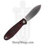 WithArmour - WA079F-40CFBR - FoldMuk2F - Folding Knife - VG-10 Satin Nessmuk - Shredded CF - Black Red - Image 2