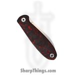WithArmour - WA079F-40CFBR - FoldMuk2F - Folding Knife - VG-10 Satin Nessmuk - Shredded CF - Black Red - Image 3
