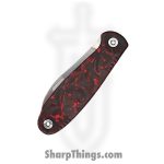 WithArmour - WA079F-40CFBR - FoldMuk2F - Folding Knife - VG-10 Satin Nessmuk - Shredded CF - Black Red - Image 4
