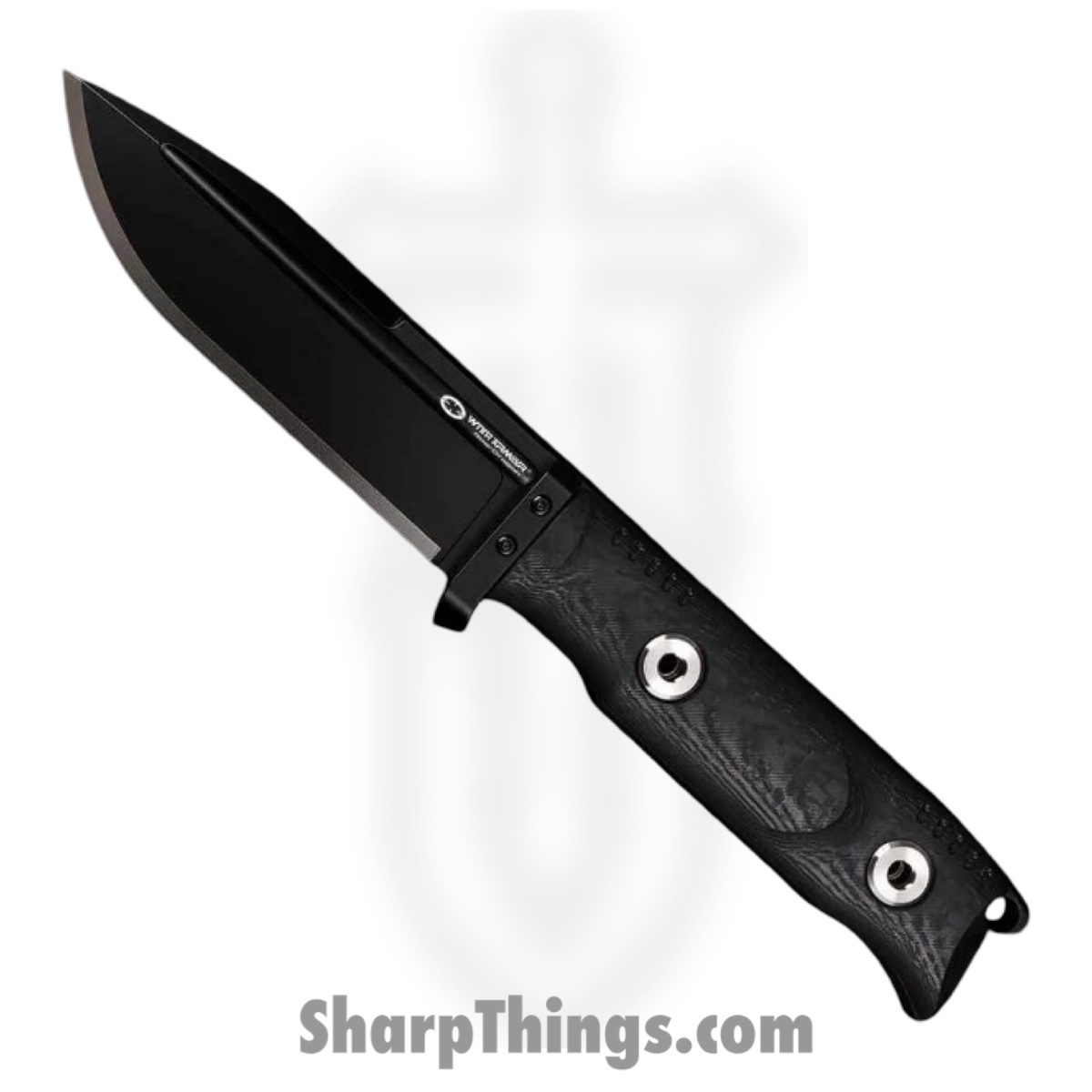 WA099S-BK_1.jpg WithArmour - WA099S-BK - StormS - Fixed Blade Knife - WASTEEL Coated Spear Point - SCFG10 - Black Red - Image 1