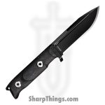 WithArmour - WA099S-BK - StormS - Fixed Blade Knife - WASTEEL Coated Spear Point - SCFG10 - Black Red - Image 2
