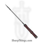 WithArmour - WA099X-BK - StormX - Fixed Blade Knife - WASTEEL Coated Clip Point - SCFG10 - Black Red - Image 3