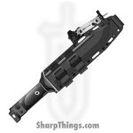 WithArmour - WA099X-BK - StormX - Fixed Blade Knife - WASTEEL Coated Clip Point - SCFG10 - Black Red - Image 4