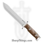 WithArmour - WA099X-TN - StormX - Fixed Blade Knife - WASTEEL Stonewash Clip Point - Micarta G10 - Tan Red
