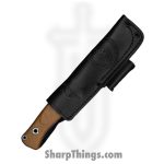 WithArmour - WA2303-95TN - Woodlands - Fixed Blade Knife - VG-10 Satin Spear Point - Micarta G10 - Tan Red - Image 3
