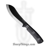 WithArmour - WA2306-125BK - BigMuk - Fixed Blade Knife - 1095 HC Coated Nessmuk - Micarta G10 - Black Red