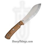 WithArmour - WA2306-125TN - BigMuk - Fixed Blade Knife - 1095 HC Satin Nessmuk - Micarta G10 - Tan Red - Image 2
