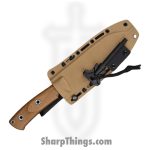 WithArmour - WA2306-125TN - BigMuk - Fixed Blade Knife - 1095 HC Satin Nessmuk - Micarta G10 - Tan Red - Image 3