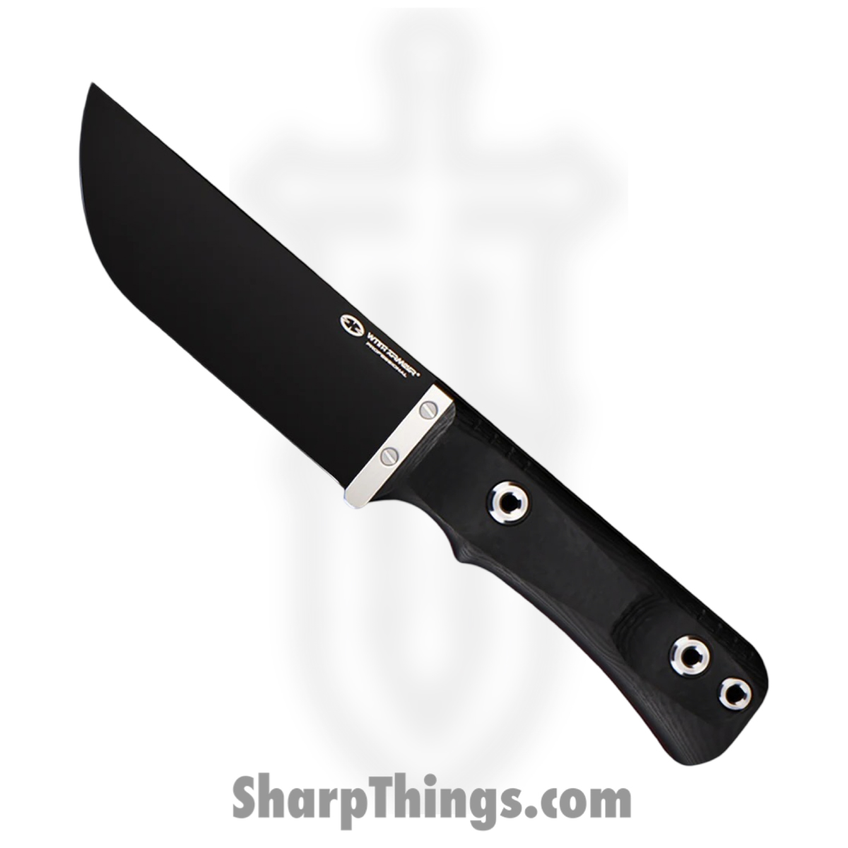 WA2404-BK_1.jpg WithArmour - WA2404-BK - Cajo II - Fixed Blade Knife - VG-10 Two Tone Drop Point - SCFG10 - Black Red - Image 1