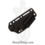 WithArmour - WA2410-BK - BackUp - Fixed Blade Knife - WASTEEL Two Tone Straight Back - SCFG10 - Black Red - Image 5