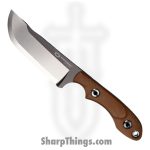WithArmour - WA2410-TN - BackUp - Fixed Blade Knife - WASTEEL Two Tone Drop Point - Micarta G10 - Tan Red