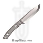WithArmour - WA2411-GY - GrayMen - Fixed Blade Knife - WASTEEL Two Tone Clip Point - G10 - Gray Red - Image 2