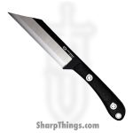 WithArmour - WA2412-BK - VikingNeck - Fixed Blade Knife - WASTEEL Two Tone Reverse Tanto - SCFG10 - Black Red