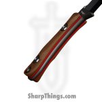 WithArmour - WA2412-TN - VikingNeck - Fixed Blade Knife - WASTEEL Two Tone Reverse Tanto - Micarta G10 - Tan Red - Image 3