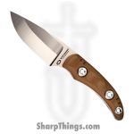 WithArmour - WA2413-TN - NotDone - Fixed Blade Knife - VG-10 Stonewash Drop Point - Micarta G10 - Tan Red